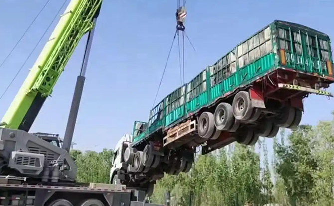 莱阳道路脱困救援案例